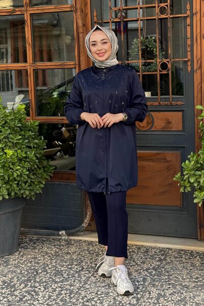 FUAT GÜRSEN FUAT GÜRŞEN Büyük Beden Kap 25K-4606 Lacivert