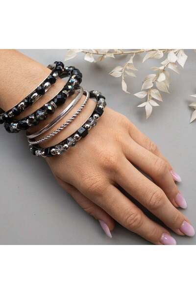 MOONGLOW ACCESSORIES Pack de cinci bratari