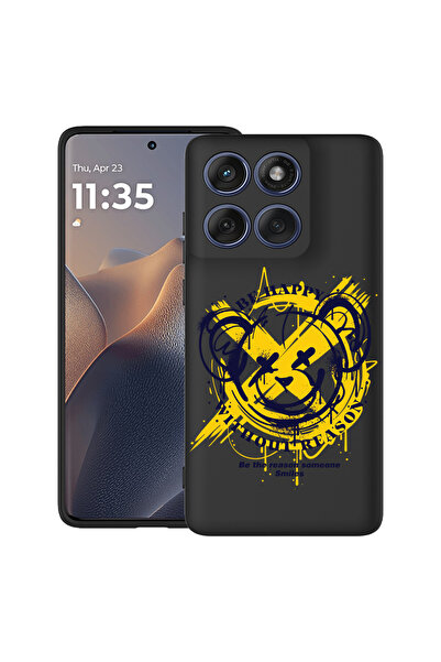 bestcase Carcasă ultra subțire TPU pentru Motorola Moto G86 Power, cu design Teddy Be Happy, 3113067 B 1559