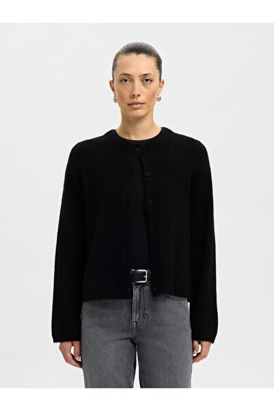 SELECTED Strickjacke Wollmix