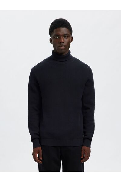 Selected Homme Rollkragenpullover Baumwoll