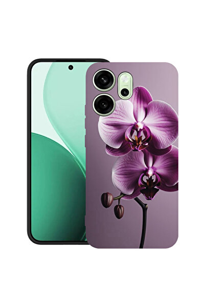 bestcase Удароустойчив калъф за OPPO Reno13 FS / Reno13 F с дизайн Розова орх...