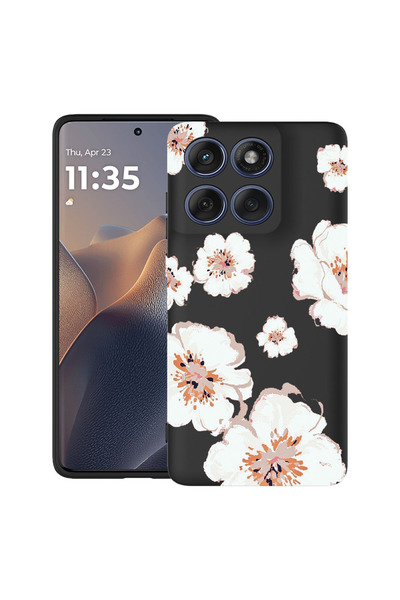 bestcase Carcasă antișoc pentru Motorola Edge 60 Pro cu design în culori pastelate - Flori, 2043681 B 499