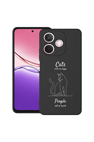 bestcase Carcasă antișoc pentru OPPO A5 Pro 5G cu design Pisicile mă fac feri...