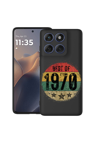 bestcase Carcasă antișoc pentru Motorola Edge 60 Pro cu design Best Of 1970, 2043681 B 1903