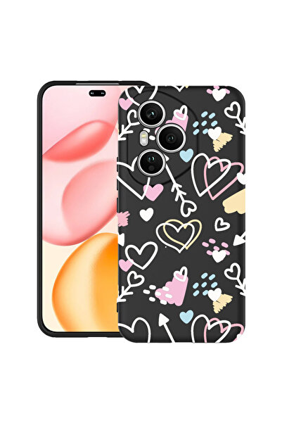 bestcase Carcasă antișoc pentru Honor 400 Pro cu design cu simboluri de dragoste, 2043679 B 764