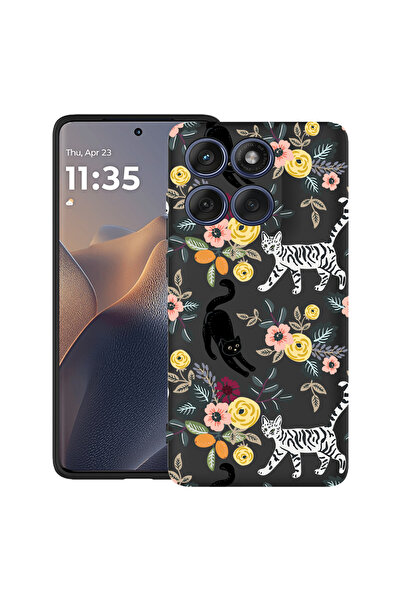 bestcase Carcasă antișoc pentru Motorola Edge 60 Pro cu design tip pisică, 2043681 B 1429