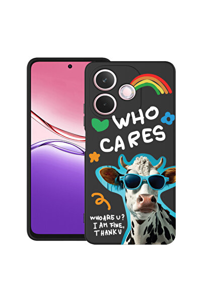 bestcase Αντικραδασμική θήκη για OPPO A5 Pro 5G με σχέδιο Cool Cow - Ποιος νο...