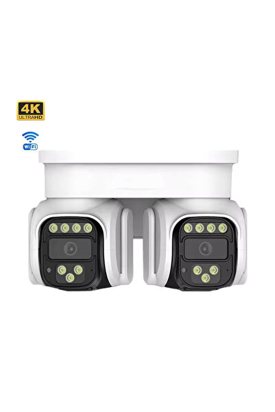 OEM WIFI Surveillance Camera, 360° Panoramic PTZ, LQ9-W, with 2 Lenses, 4MP/4MP Ultra HD