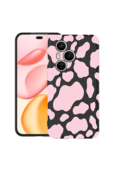 bestcase Carcasă antișoc pentru Honor 400 Pro cu design vacă roz, 2043679 B 786