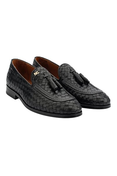 twingold Hand Knitted Leather Men's Shoes - Twg003