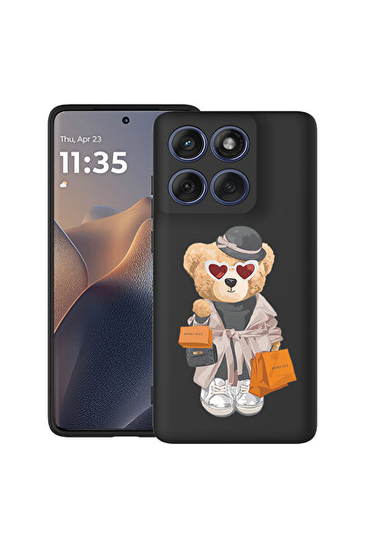 bestcase Carcasă antișoc pentru Motorola Edge 60 Pro cu design ursuleț de pluș, cumpărături, 2043681 B 1458