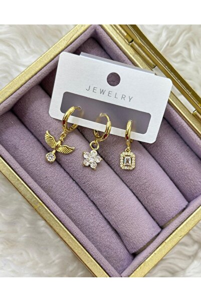 BY YASİN TOPÇU "Angel Touch Charm Trio - Gold"