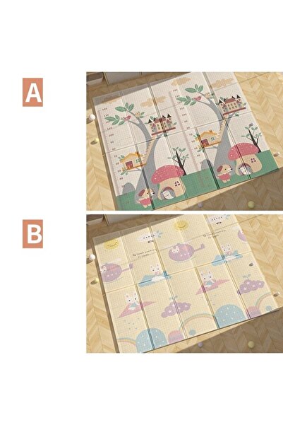 Flippy Baby Play Mat, Reversible, XPE+PE, Waterproof, Non-slip, 150x200x1.5 cm, Multicolor