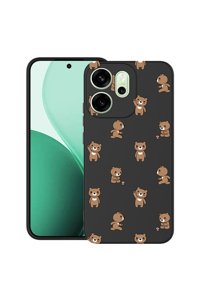 bestcase Carcasă antișoc pentru OPPO Reno13 FS / Reno13 F cu design ursuleț d...