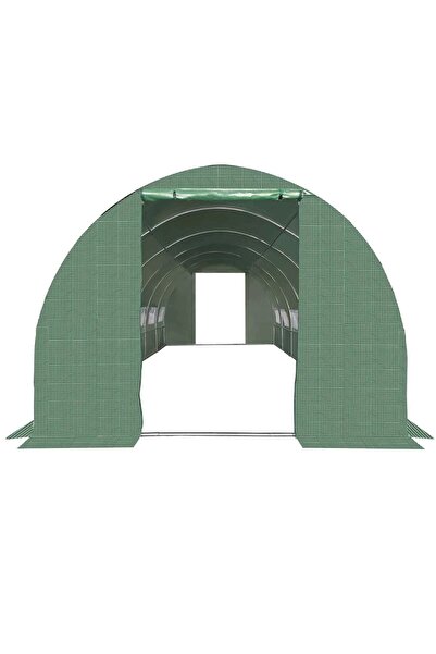 DacEnergy Solar gradina , profile din otel, folie PE 140g/m2, 2 usi, 8 ferest...