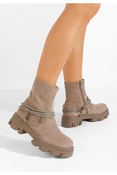 B T Shoes Ghete dama Diadora bej