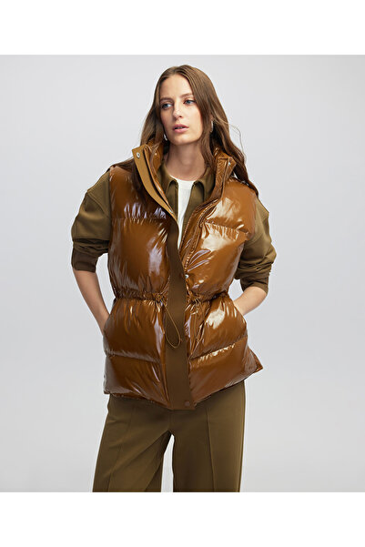 İpekyol Puffer Vest with Bright Texture