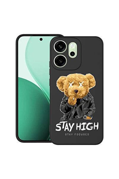 bestcase Carcasă antișoc pentru OPPO Reno14 F 5G cu design Stay High Teddy Be...