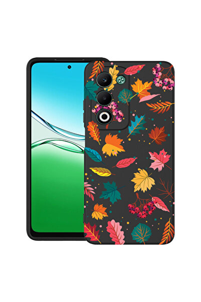 bestcase Carcasă ultra subțire TPU pentru Xiaomi Redmi 15 4G (171 mm), Culori de toamnă - Frunze, 2082901 B 99