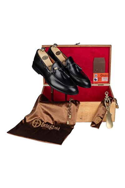 twingold Loafer Open Leather Shoes - Twgp007