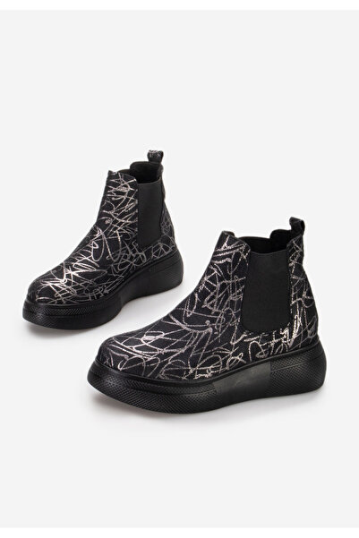 B T Shoes Černé dámské chelsea boty Kisalia V4