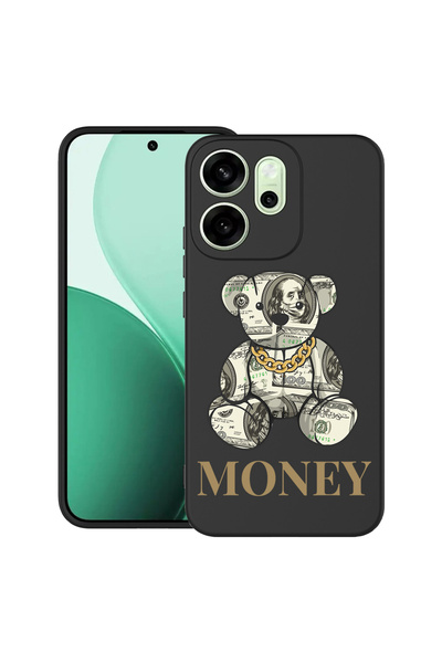 bestcase Carcasă antișoc pentru OPPO Reno14 F 5G cu design ursuleț de pluș, b...