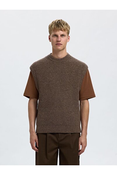 Selected Homme Strickweste Wollmix