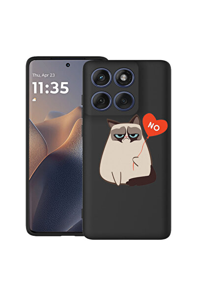 bestcase Carcasă antișoc pentru Motorola Edge 60 Pro cu design Meme - Grumpy Says No, 2043681 B 657