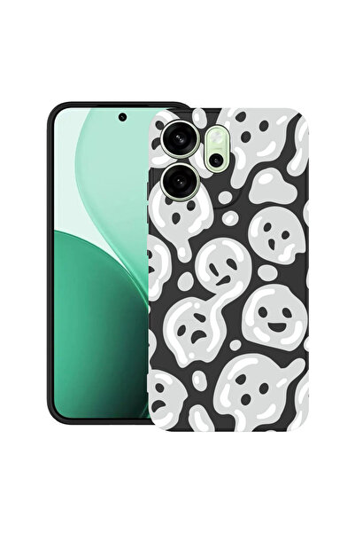 bestcase Carcasă antișoc pentru OPPO Reno13 FS / Reno13 F cu design gri acid ...
