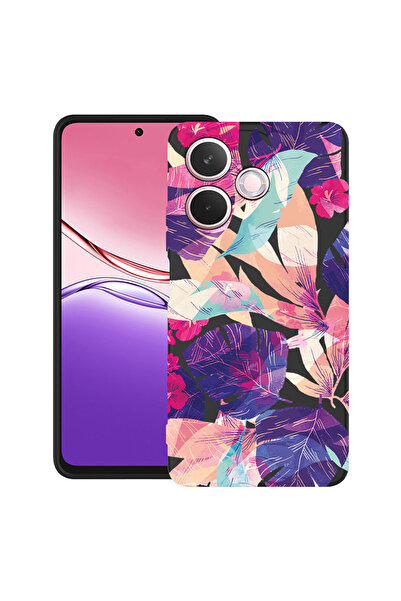 bestcase Carcasă antișoc pentru OPPO A5 Pro 5G cu design flori tropicale, 204...