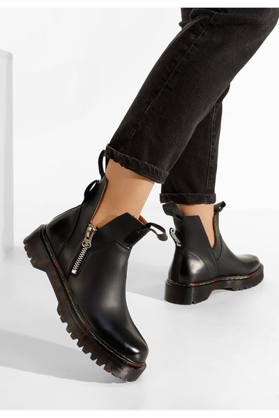 B T Shoes Γυναικεία Μποτάκια Espera V3 Μαύρα