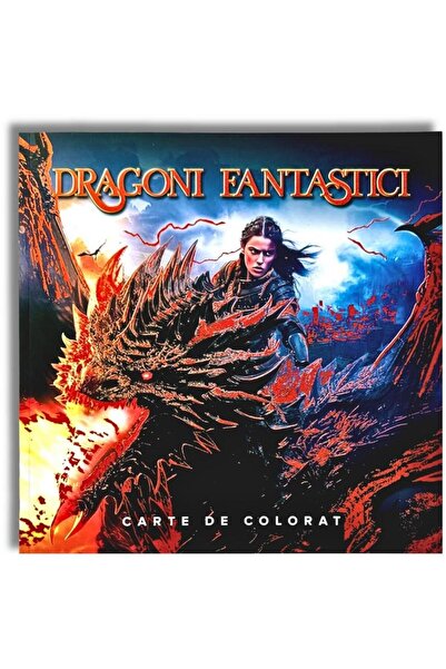 Editura Flamingo Junior Dragoni fantastici. Carte de colorat