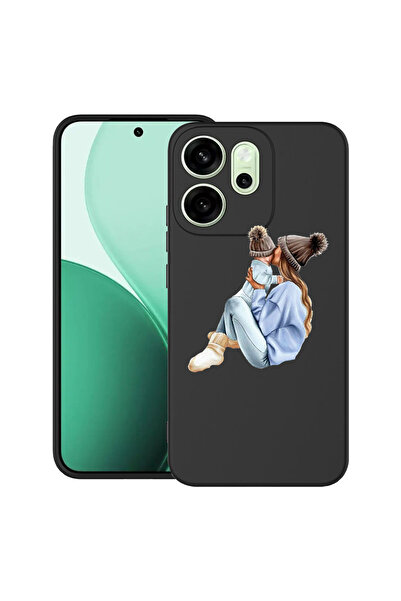 bestcase Carcasă antișoc pentru OPPO Reno14 F 5G cu design Fată, mamă și băia...
