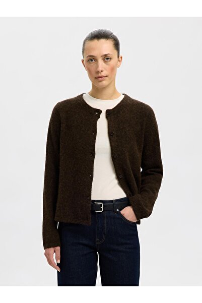 SELECTED Strickjacke Wollmix