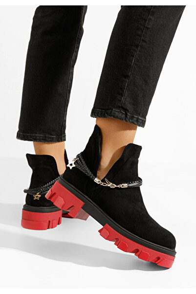 B T Shoes Ghete de vara Lebrisa V3 negre