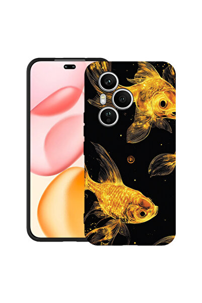 bestcase Carcasă antișoc pentru Honor 400 Pro cu design Peștișori aurii, 2043679 B 1464