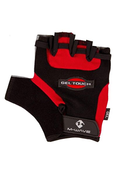 M-wave Γάντια ποδηλασίας M Κόκκινα/Μαύρα