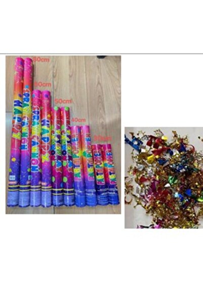 Flippy Tub Confetti Classic 60 cm, Confetti din plastic multicolor, Eliberare prin răsucire