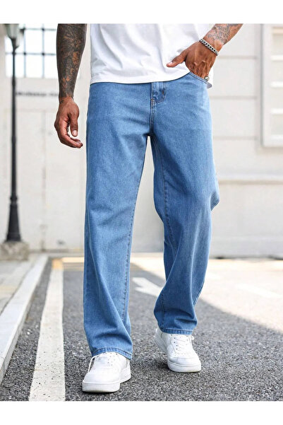 Wkm Denim Ανδρικό τζιν παντελόνι casual baggy