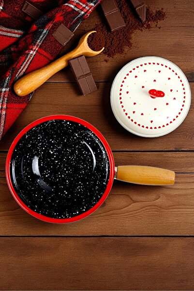 İnci Emaye 20 No Enamel Pot with Lid, Serving, Dining Camping, Picnic, Dowry