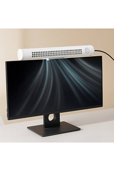 TSUMAB USB Screen Hanging Fan – Adjustable 4-Speed Monitor Cooling Fan