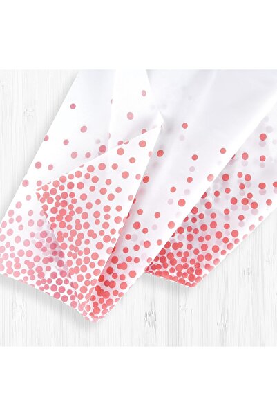 Flippy Τραπεζομάντιλο, Flippy, PEVA, Εκτύπωση με πουά, 137 x 274 cm, Αδιάβροχο, Ροζ Χρυσό