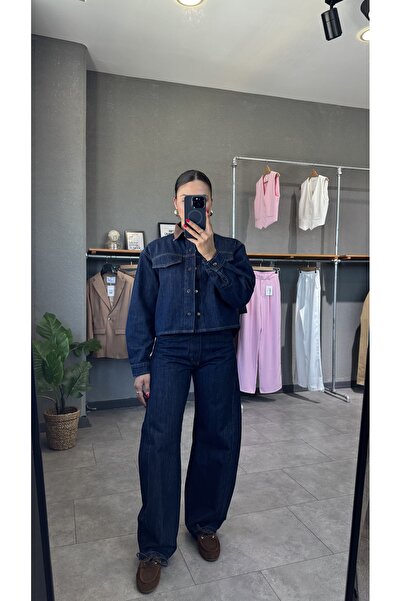 YOUR NAME Висока талія Рінс Прання Балон Джинси