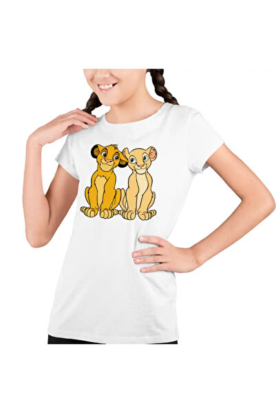 OEM Tricou Copii Fete Nala Simba Best Friends Lion King