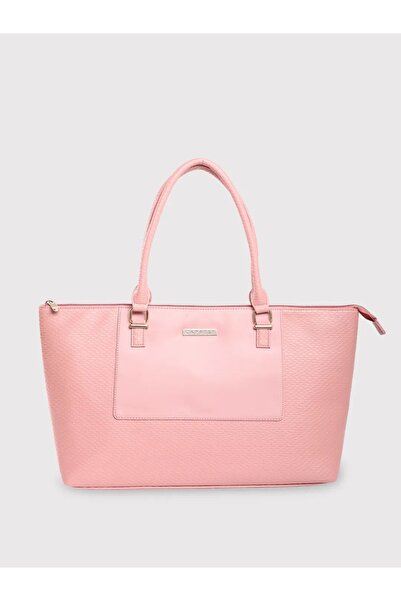 Caprese حقيبة فيونا للكمبيوتر المحمول كبيرة الحجم باللون الوردي الفاتح