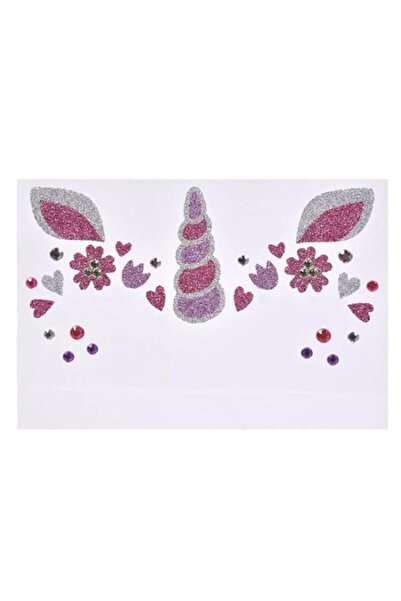 Flippy Temporary Face Sticker for Makeup – Unicorn Model, Multicolor