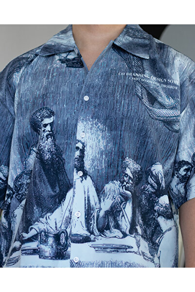 Yeblin Avatar Oversize Gömlek