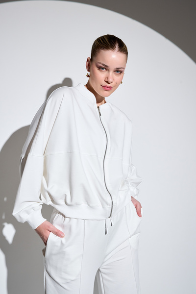 HANIQA Zippered Tracksuit Top