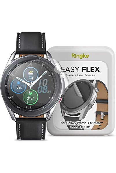 Ringke واقي شاشة Easy Flex لساعة Samsung Galaxy Watch Active 3 مقاس 45 مم